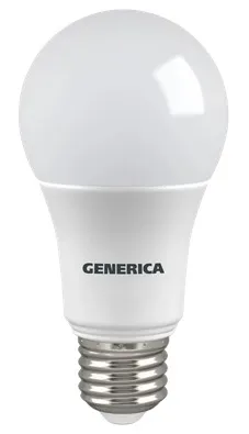 Лампа LED A60 E27 3000К 20Вт 2000Lm GENERICA