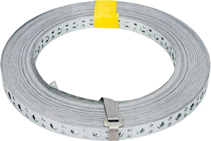 Перфолента 12*0,55 прямая цинк (10м) (ГОСКРЕП), уп