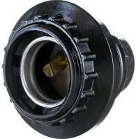 Патрон Пкб27-04-К11 Е27 карболитовый подвесной с кольцом IEK