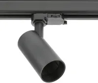 Светильник трековый LIMA, GU10 max 20W, AC220-240V, черн цв. кругл GTV