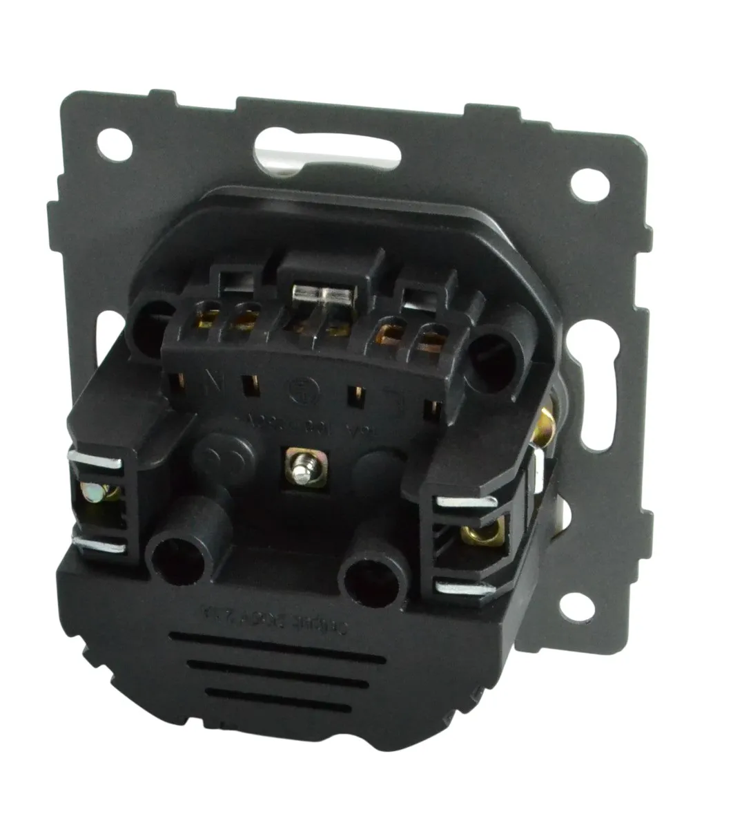 Розетка 1-я с/з с шторками с USB и TYPE C (5В, 2.1А) белая A-026W "Aura" AWSproducts