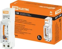 Аналоговое суточное реле 1 модуль на DIN-рейку АР-1М-15мин/24ч-16А-DIN TDM