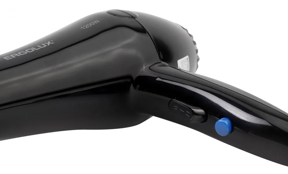 Фен 1200 Вт, 220-240В, черный ПРОМО ELX-HD08-C02 ERGOLUX