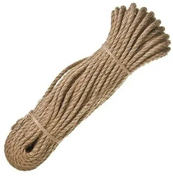 Шнур-канат джутовый 6 мм крученый (20м)
