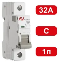 Автоматический выключатель AV-6 C32/1 6кА  AVERES EKF