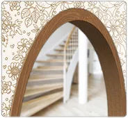 Угол арочный "Идеал" 20х12мм 2,7м Бук Светлый (25 шт. в уп.), 