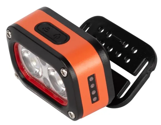 Фонарь налобный светодиодный GA-812 3+3Bт аккумуляторный сенсорное управление 5 режимов ЭРА