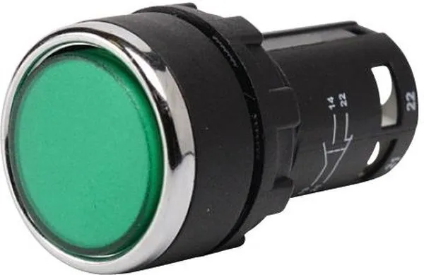 Кнопка MB100DY моноблок 1но, IP40 Emas