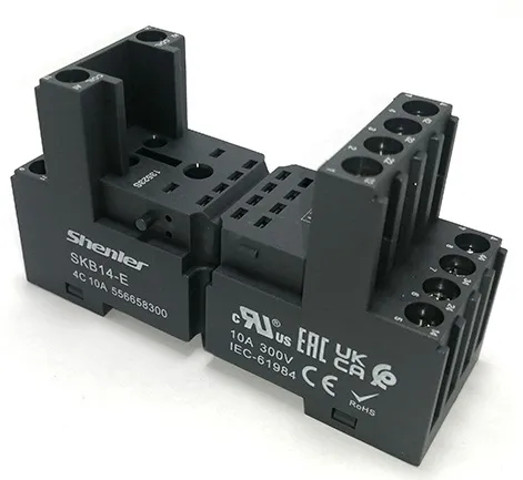 Цоколь (розетка) SKB14-E для RKF4 Shenler