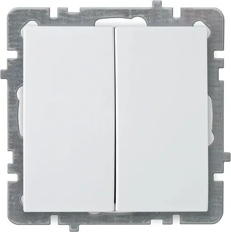 Механизм Выкл. 2-кл. СУ, TOURAN-ALEGRA-THOR, белый