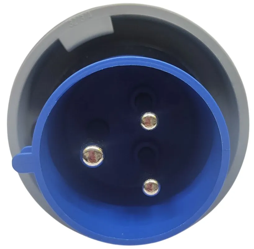 Вилка переносная 32A 3п (2P+PE) SLN-0232 IP67, 380В, AWSPRODUCTS