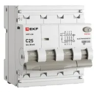 АВДТ-63N C25/3+N 30мА, тип А, 6кА PROXIMA EKF