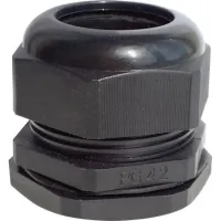 Кабельный ввод PG42 (32-38 мм) черный пластик IP68 (Haupa)