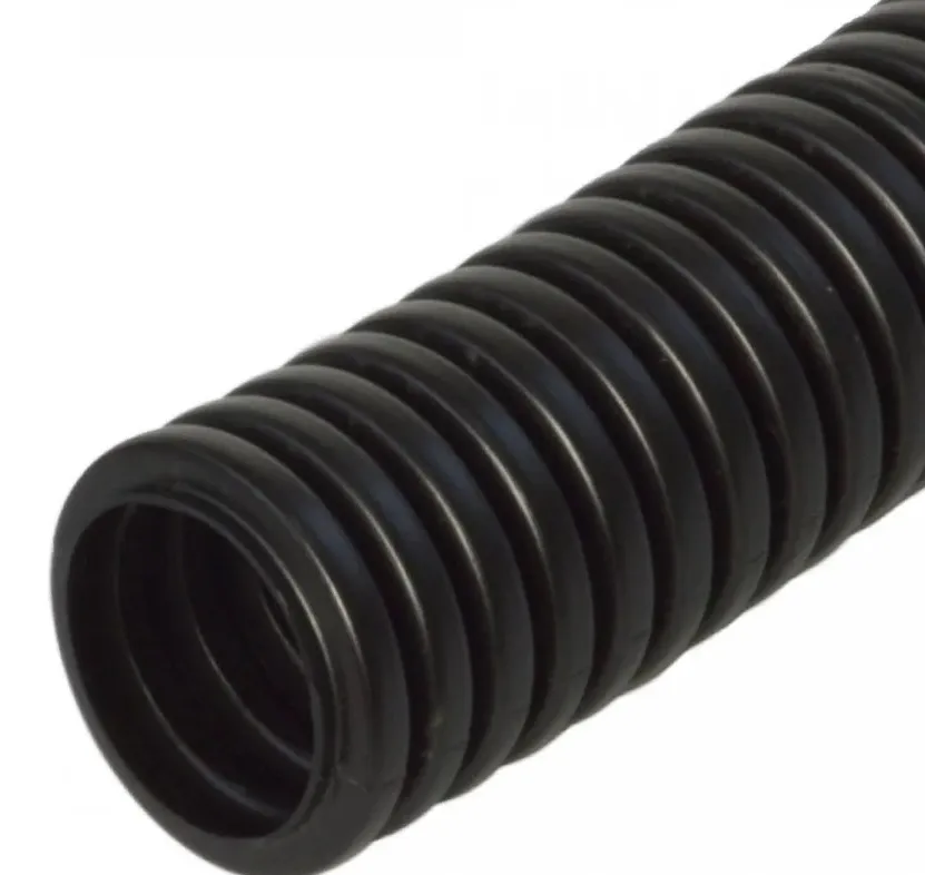 Труба гофр. ПП 5,0 мм ЧЕРНАЯ (HF) стойкая к УФ 350 Н Промрукав (10м)