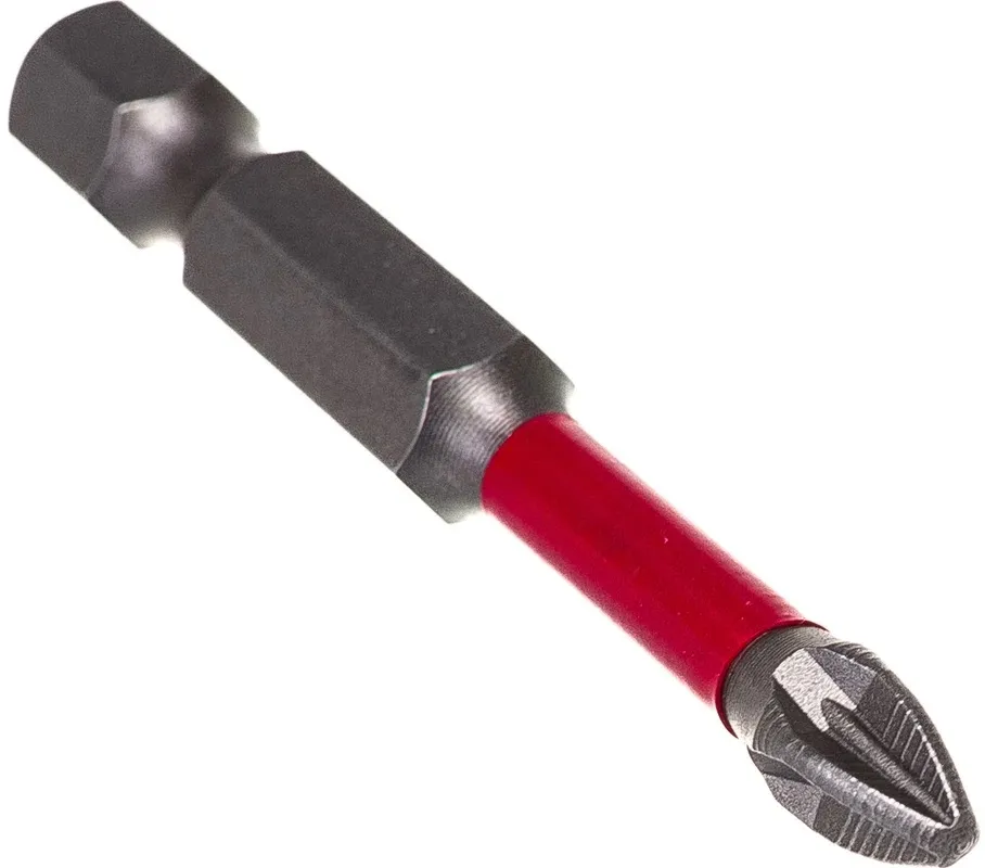 Бита 1/4" Pz2х50мм магнитная (2 шт) Quadro Torsion, ком