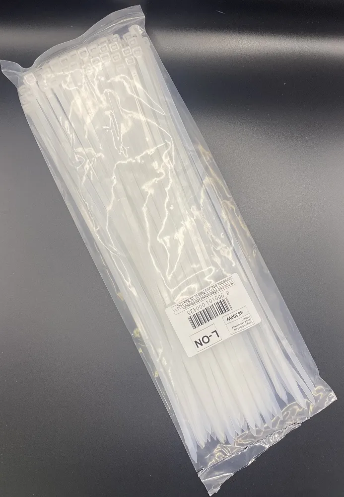 Хомут 4,8*300 белый нейлон (100шт) (L-ON), уп