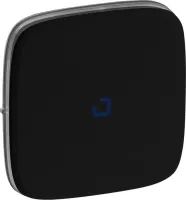 Лицевая панель для Выключатель 1-кл. с подсв Черный ALLURE LEGRAND