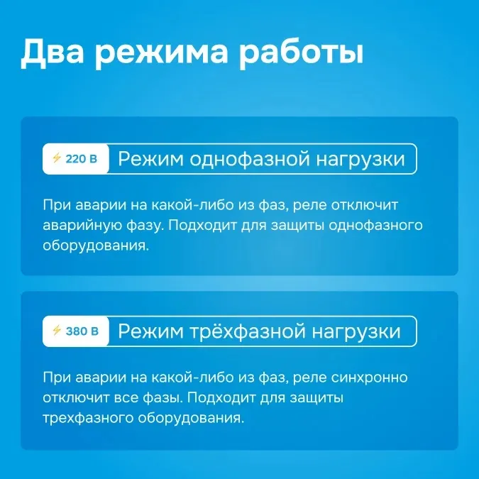 Реле напряжения Welrok D6-63