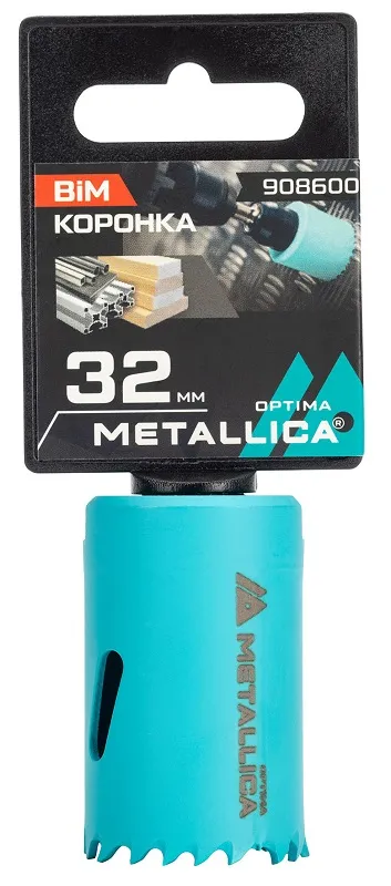 Коронка биметаллическая 32 мм METALLICA Optima