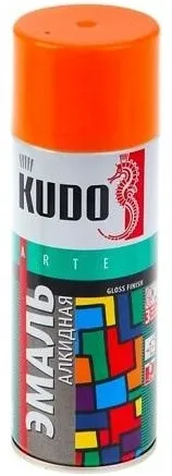 Эмаль оранжевая 520мл KUDO