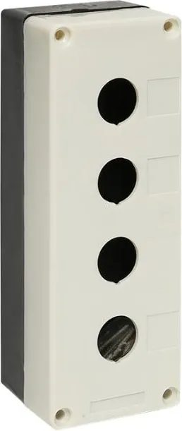 Корпус КП104 пластиковый для 4 кнопок белый PROxima