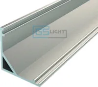 Алюминиевый профиль угловой GS.1616 V2.0 (без экрана) (16x16x10мм) 2м