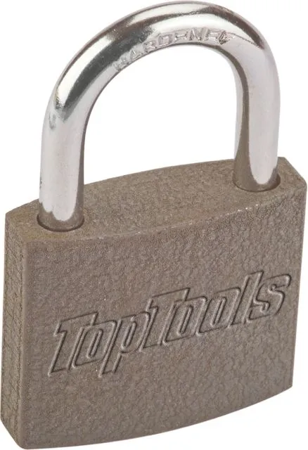 Замок висячий чугунный, 75 мм, 2 ключа TOPEX