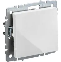 Выключатель 1-кл. белый BRITE IEK