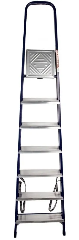 Стремянка стальная 7 ступеней (M8407) (ALUMET)