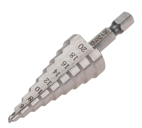 Сверло ступенчатое 4,0-20,0мм KRANZ