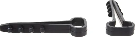 Дюбель-хомут ДХП 10х5 Черный Fortisflex (100шт) (аналог USMP-2), уп