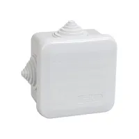 Коробка распред. о/п 70х70х44 IP44 СЕРАЯ 4 сальника КМ41236 IEK (84)