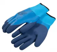 Перчатки с латексн. покрыт., утепленные DIRK, синие, размер 10 HOEGERT, п
