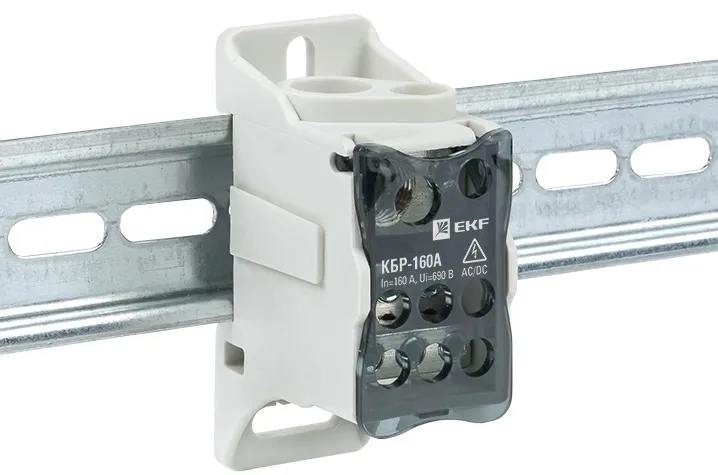Блок распределительный КБР на DIN-рейку и монтажную панель 160A EKF PROxima