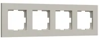 Рамка 4-я Дымчатый софт Slab WERKEL