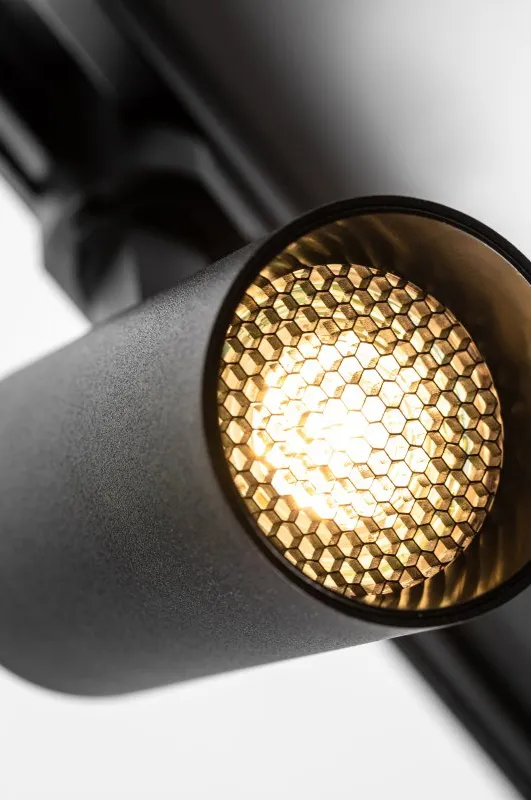 Светильник трековый LIMA, GU10 max 20W, AC220-240V, черн цв. кругл GTV