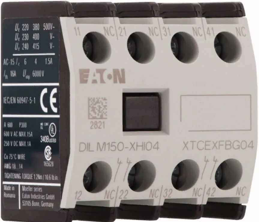 Дополнительный контакт DILM150-XHI04 (4 н.з)