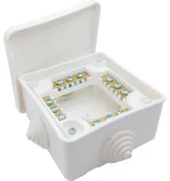 Коробка распред. о/п 80х80х42 с клем.колод. IP44 Bylectrica (36)