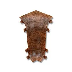 Вн угол плинтуса К55 "Идеал Комфорт"  Орех миланский, уп