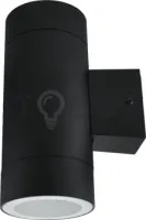 Светильник уличный двухсторонний GX53S-2B-ЦИЛИНДР под лампу GX53 230B черный IP65 IN HOME