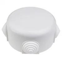 Коробка распред. 90х45мм R Белый (пластик) Bironi