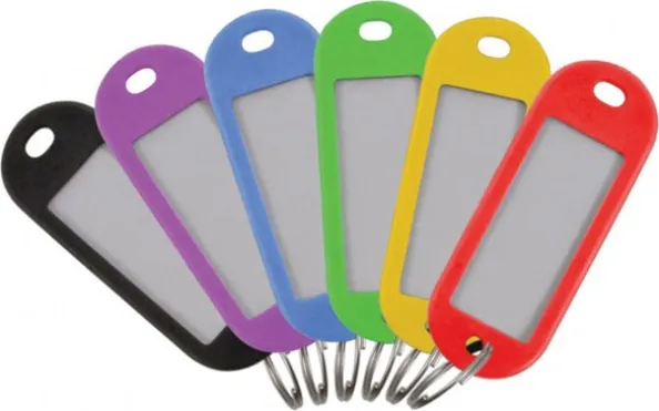 Бирки для ключей, набор 6 шт. FIT, ком