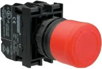 Кнопка гриб B200E30 30мм фикс. возв. пов. 1нз IP40 Emas