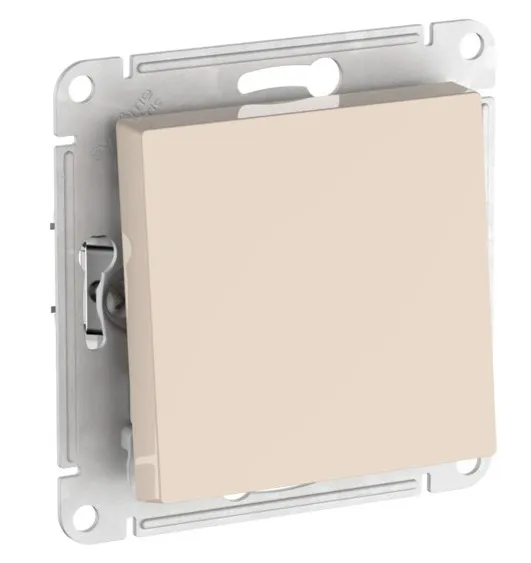 Выключатель 1-кл. Бежевый (б.к.) AtlasDesign SE