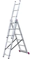 Лестница алюминиевая трехсекционная 3* 6 CORDA (010360) (KRAUSE)