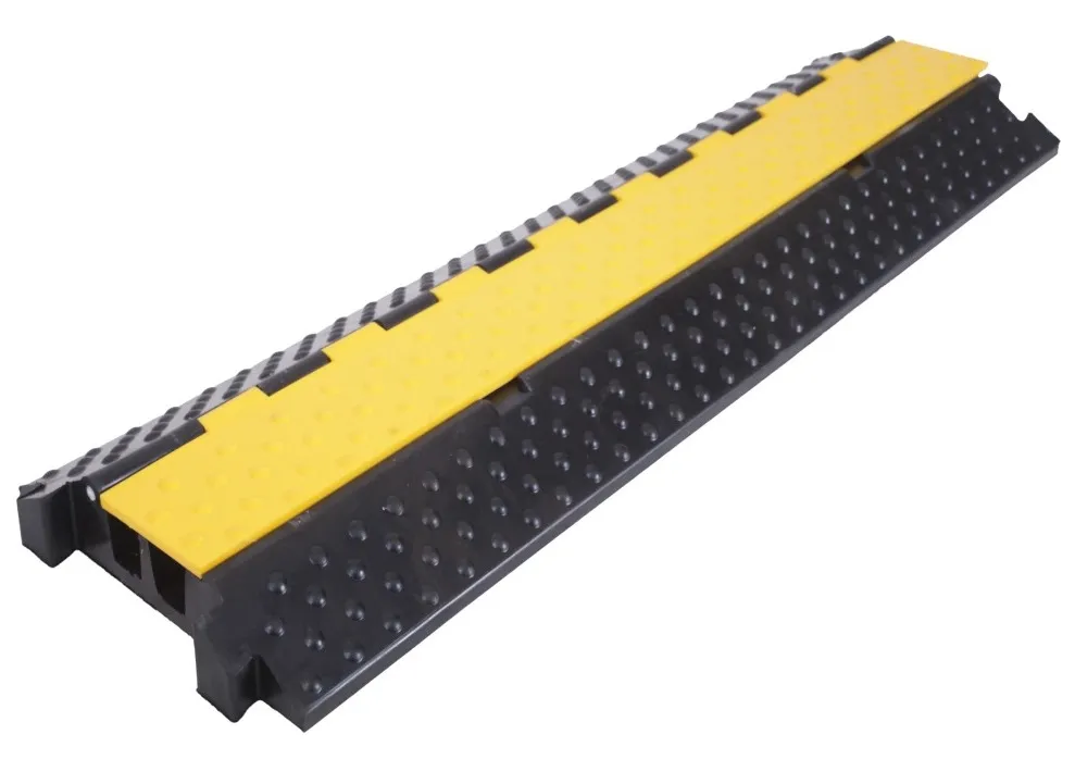 Кабель-канал гибкий ККР, сечение канала 33*30мм, нагрузка 12т, длина 0,9м, ШВ 26*5см, желтая крышка