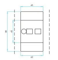 Авт. защиты эл. двигателя MKS1TM-0.63 (0.4-0.63А) Emas