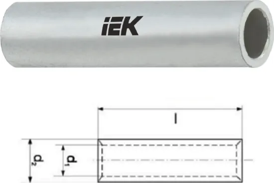 Гильза медная луженая ГМЛ 35-10 (IEK)