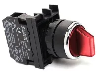 Переключатель B100SL20K 0-1 крас. 1но, IP40 Emas