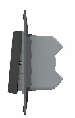 Выключатель перекрестный 2-кл. Черный Livolo